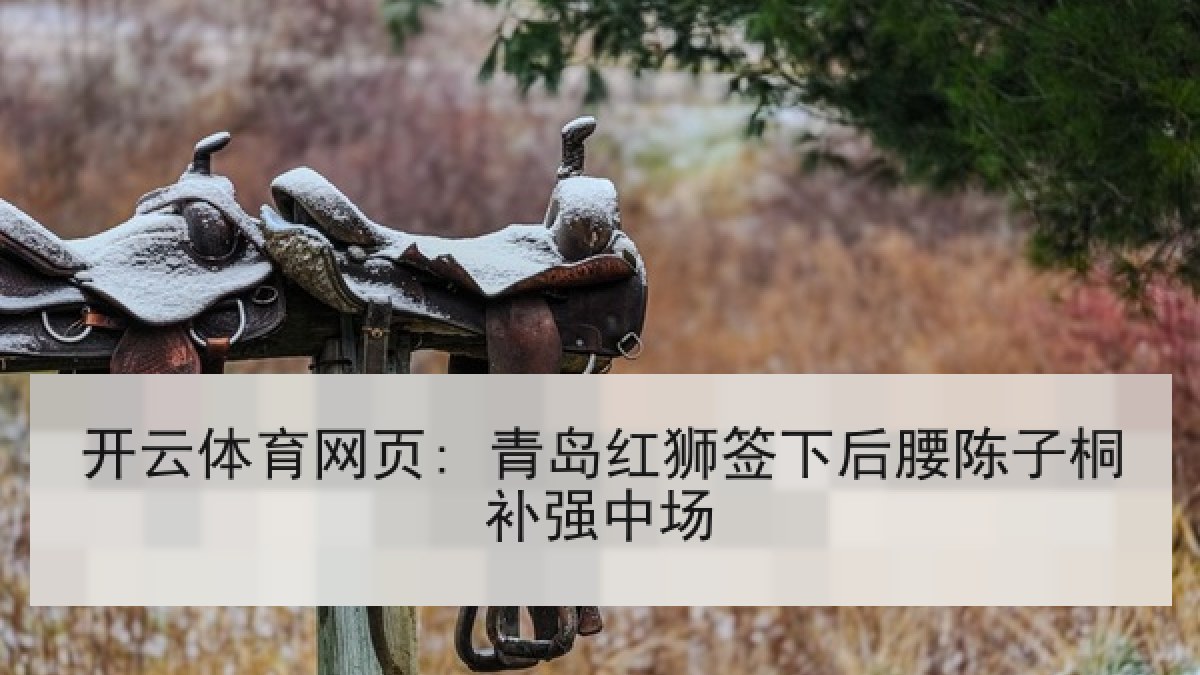 开云体育网页: 青岛红狮签下后腰陈子桐补强中场 开云体育网页: 青岛红狮签下后腰陈子桐补强中场